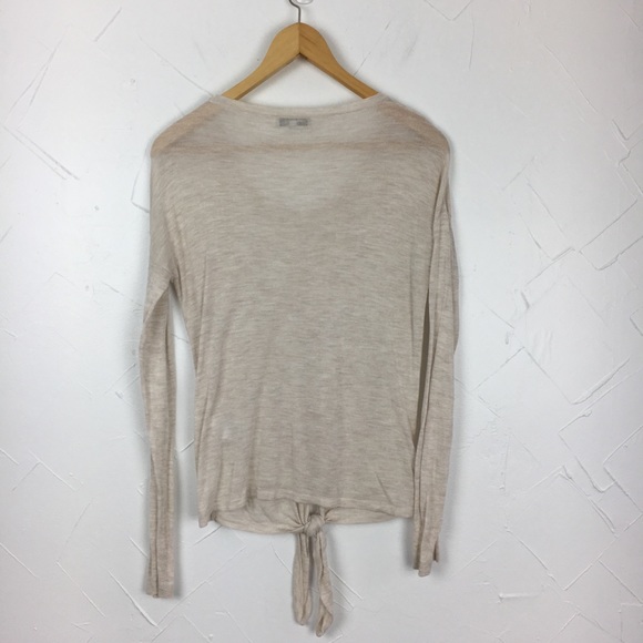 Madewell Modern Tie Front Sweater XS - Picture 6 of 6